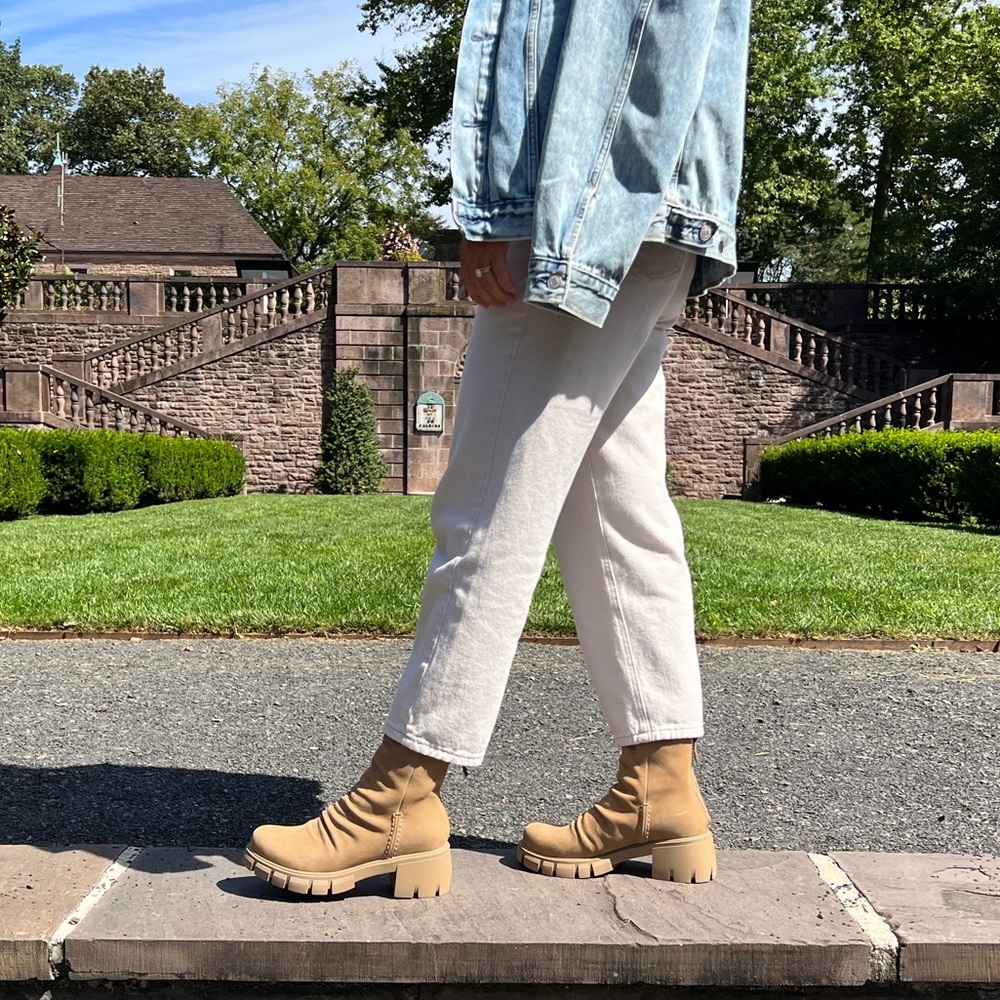 Tan Combat Boots